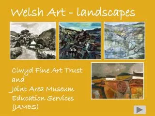 Welsh Art - landscapes