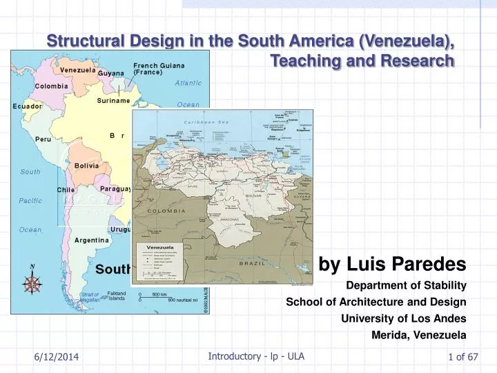 structural design in the south america venezuela teaching and research