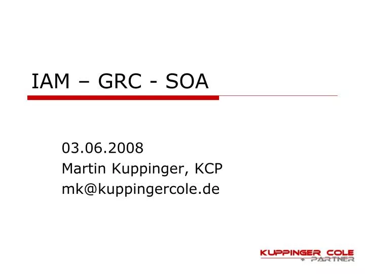 iam grc soa