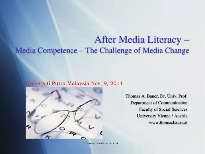 after media literacy media competence the challenge of media change