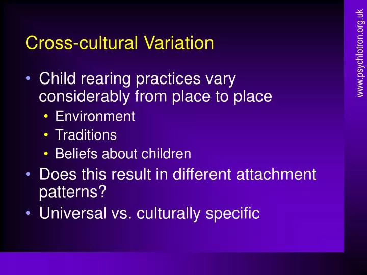 cross cultural variation