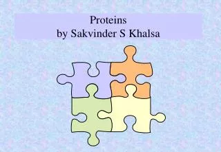 Proteins by Sakvinder S Khalsa