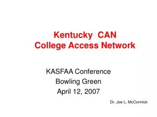 Kentucky CAN College Access Network
