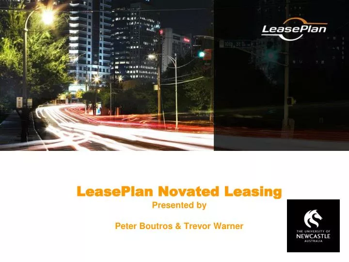 leaseplan novated leasing presented by peter boutros trevor warner