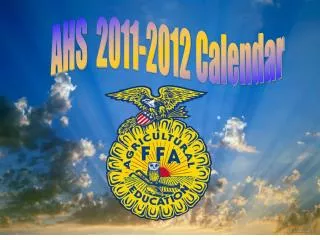 AHS 2011-2012 Calendar