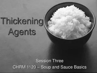 Thickening Agents