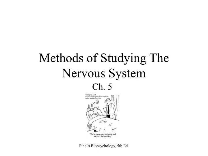 methods of studying the nervous system