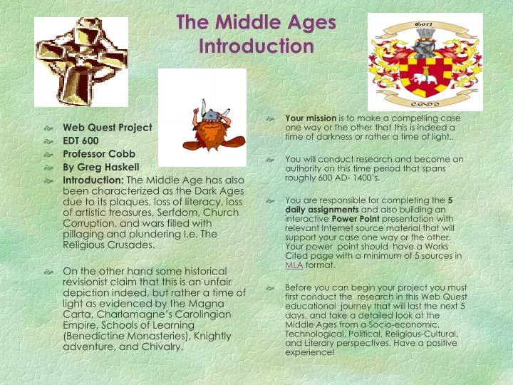 the middle ages introduction