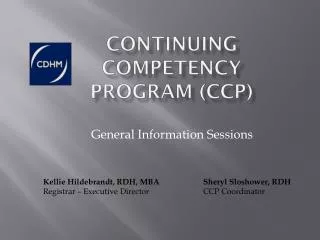 Continuing Competency Program (CCP)