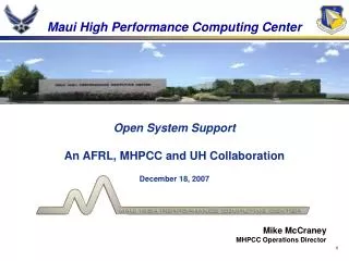Maui High Performance Computing Center