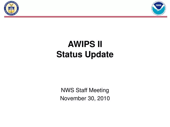 awips ii status update