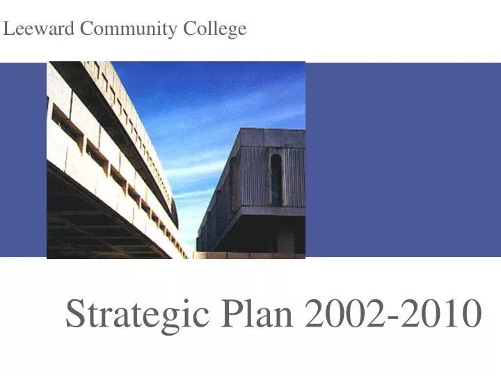 strategic plan 2002 2010