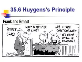 35.6 Huygens’s Principle