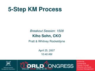 5-Step KM Process