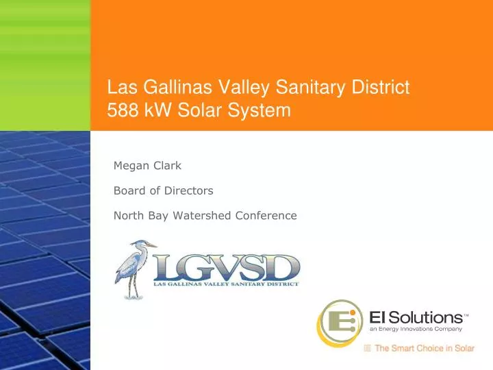 las gallinas valley sanitary district 588 kw solar system
