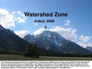 Watershed Zone