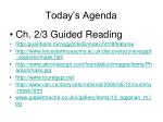 Today’s Agenda - slide 1