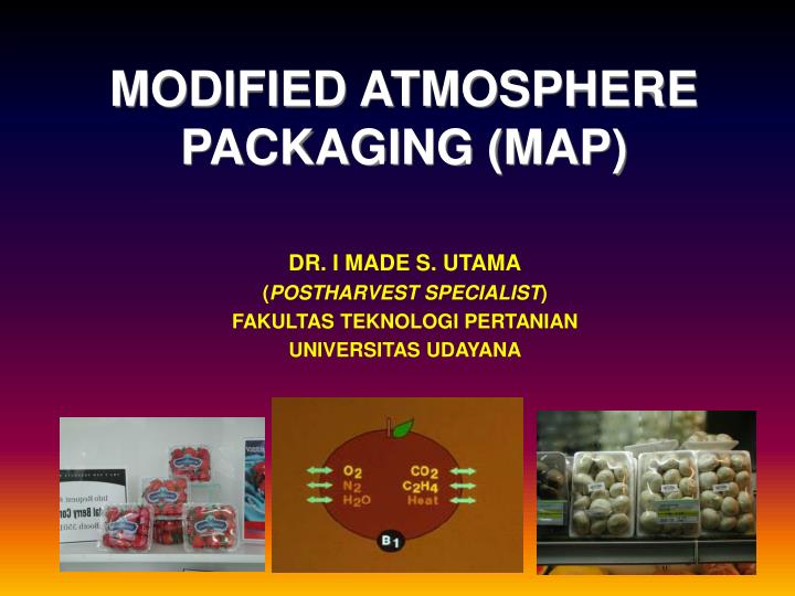 modified atmosphere packaging map