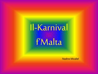 Il-Karnival f’Malta