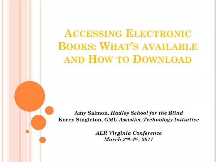 accessing electronic books what s available and how to download