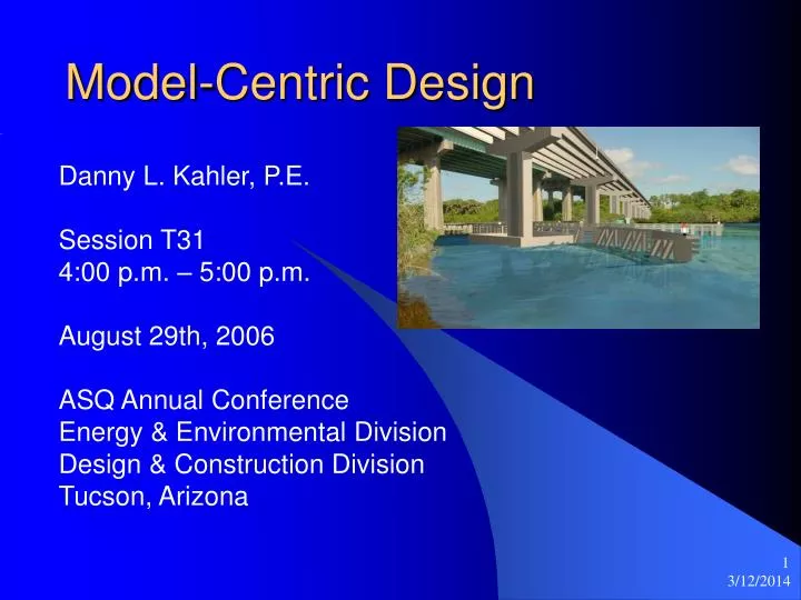 model centric design