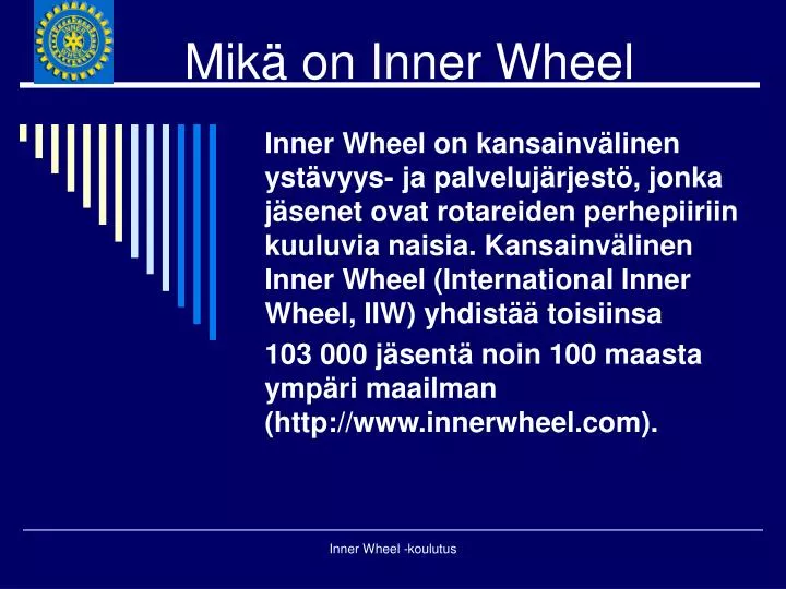 mik on inner wheel