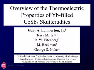 Overview of the Thermoelectric Properties of Yb-filled CoSb 3 Skutterudites