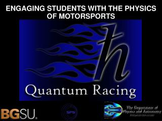 engaging students with the physics of motorsports