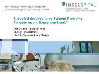 Stress bei der Arbeit und Burnout-Probleme: Ab wann macht Stress wen krank?