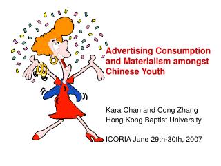 Advertising Consumption and Materialism amongst Chinese Youth