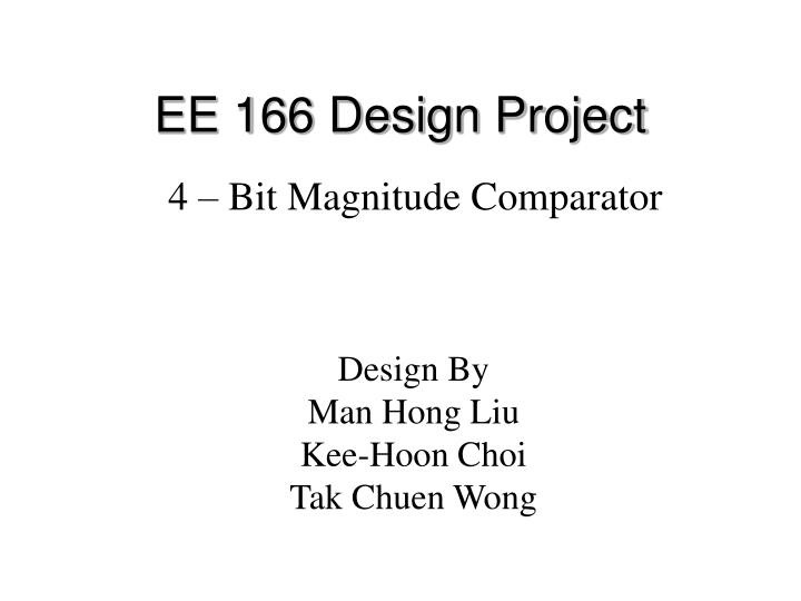 ee 166 design project