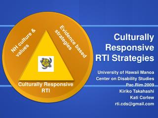 Culturally Responsive RTI Strategies