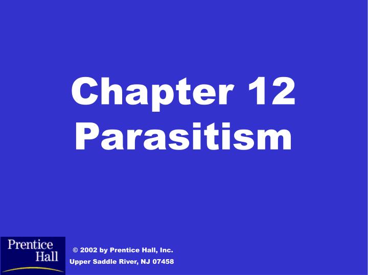 chapter 12 parasitism