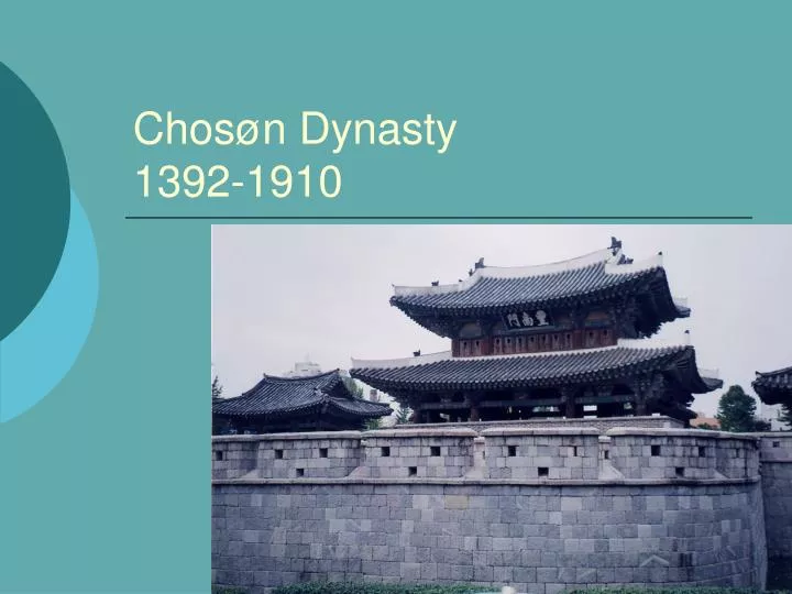 chos n dynasty 1392 1910