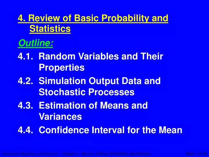 4 review of basic probability and statistics