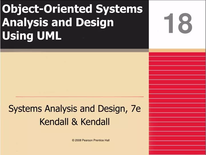 object oriented systems analysis and design using uml