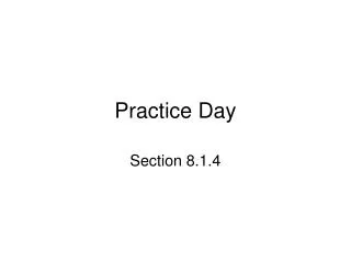 practice day