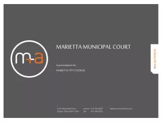 MARIETTA MUNICIPAL COURT