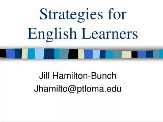 Strategies for English Learners