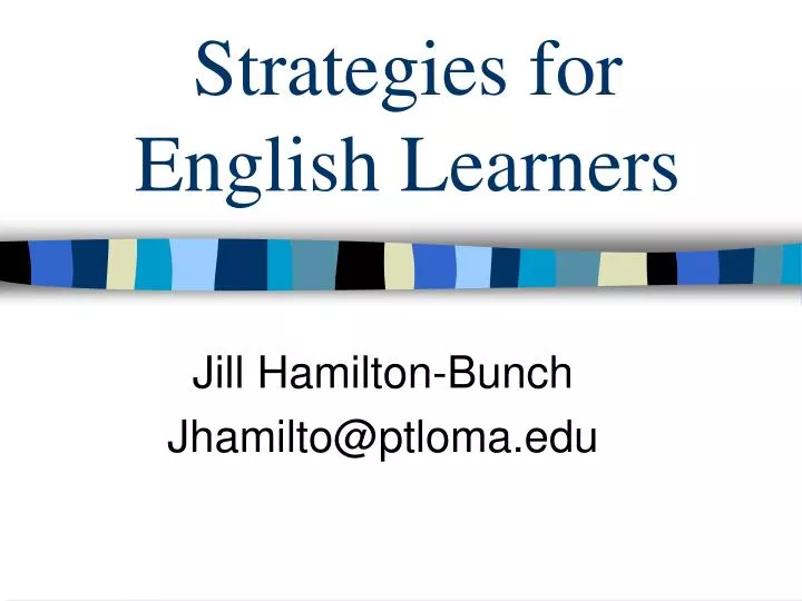 strategies for english learners