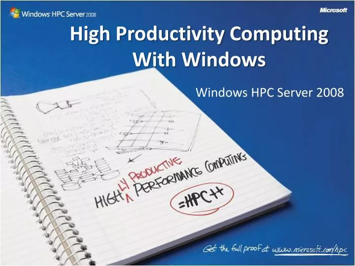 high productivity computing with windows