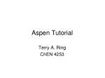 Aspen Tutorial - slide 1
