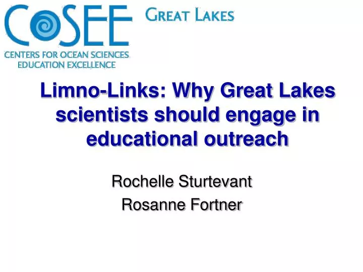 limno links why great lakes scientists should engage in educational outreach