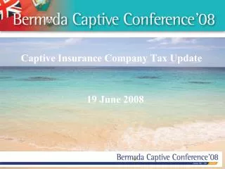Captive Insurance Company Tax Update