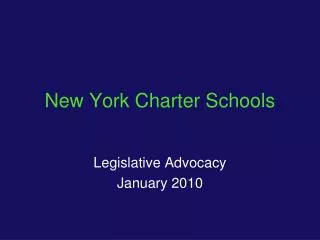 New York Charter Schools
