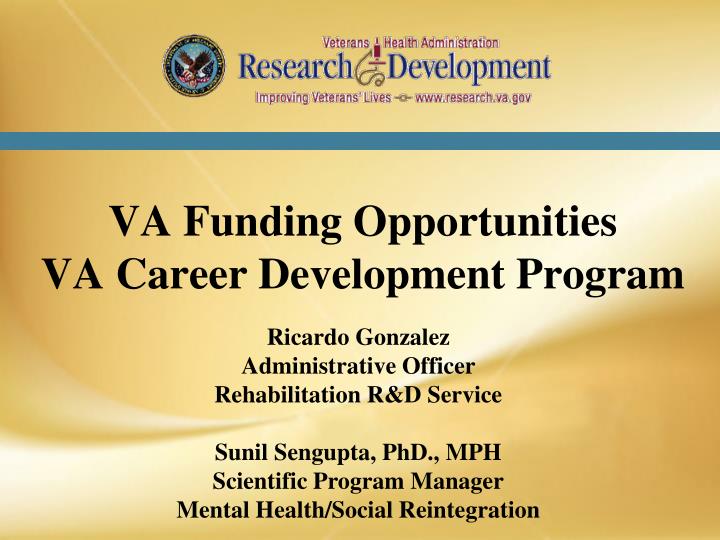 va funding opportunities va career development program