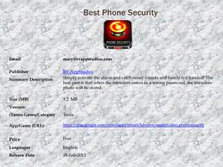 Best Phone Security for Android