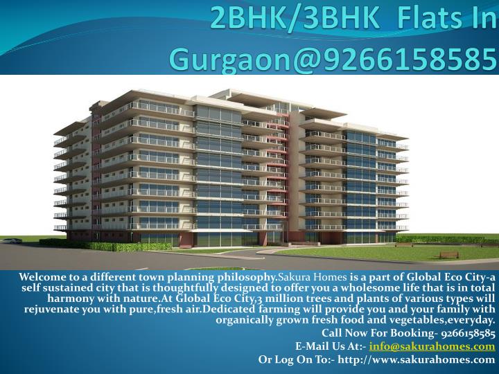 2bhk 3bhk flats in gurgaon@9266158585
