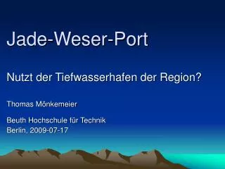 Jade-Weser-Port