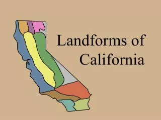 Landforms of California